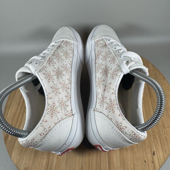 Vans Off The Wall Classic Old Skool Casual Shoes White Women's 7.5 - Picture 5 of 8